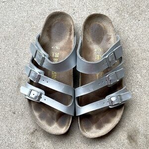Birkenstock Silver Metallic